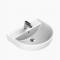Κρεμαστός Νιπτήρας Πορσελάνης 45x35cm Cerastyle Bella 003100-u Λευκό